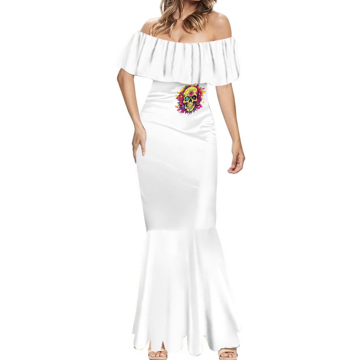 flower-skull-mermaid-dress-judge-me-when-youre-perfect-otherwise-shut-up