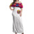 Flower Skull Off Shoulder Maxi Dress Judge Me When You're Perfect Otherwise Shut Up
