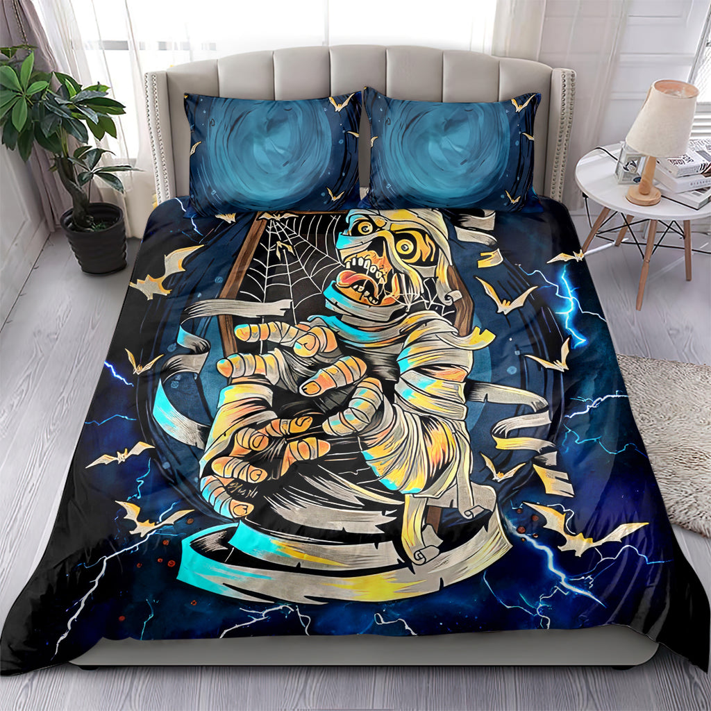 Mummy Skull Bedding Set I'm Going To Hell to Pick You Up