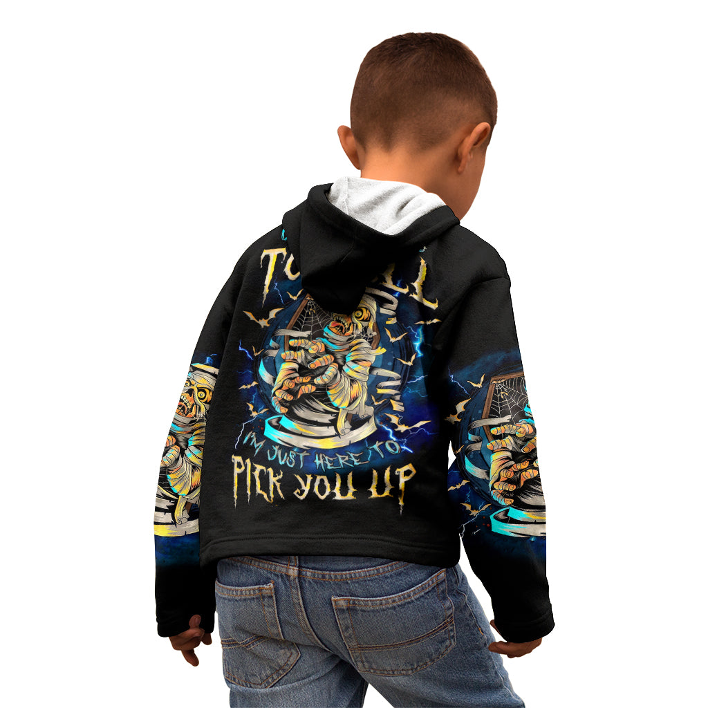 Mummy Skull Kid Hoodie I'm Going To Hell to Pick You Up