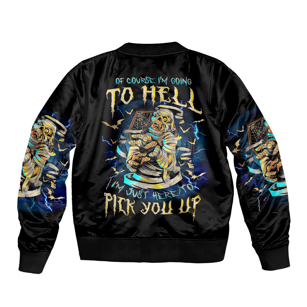mummy-skull-sleeve-zip-bomber-jacket-im-going-to-hell-to-pick-you-up