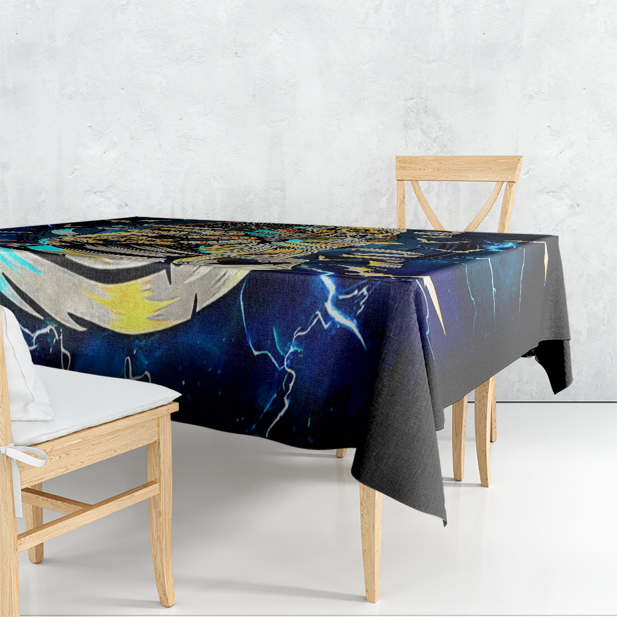 Mummy Skull Tablecloth I'm Going To Hell to Pick You Up