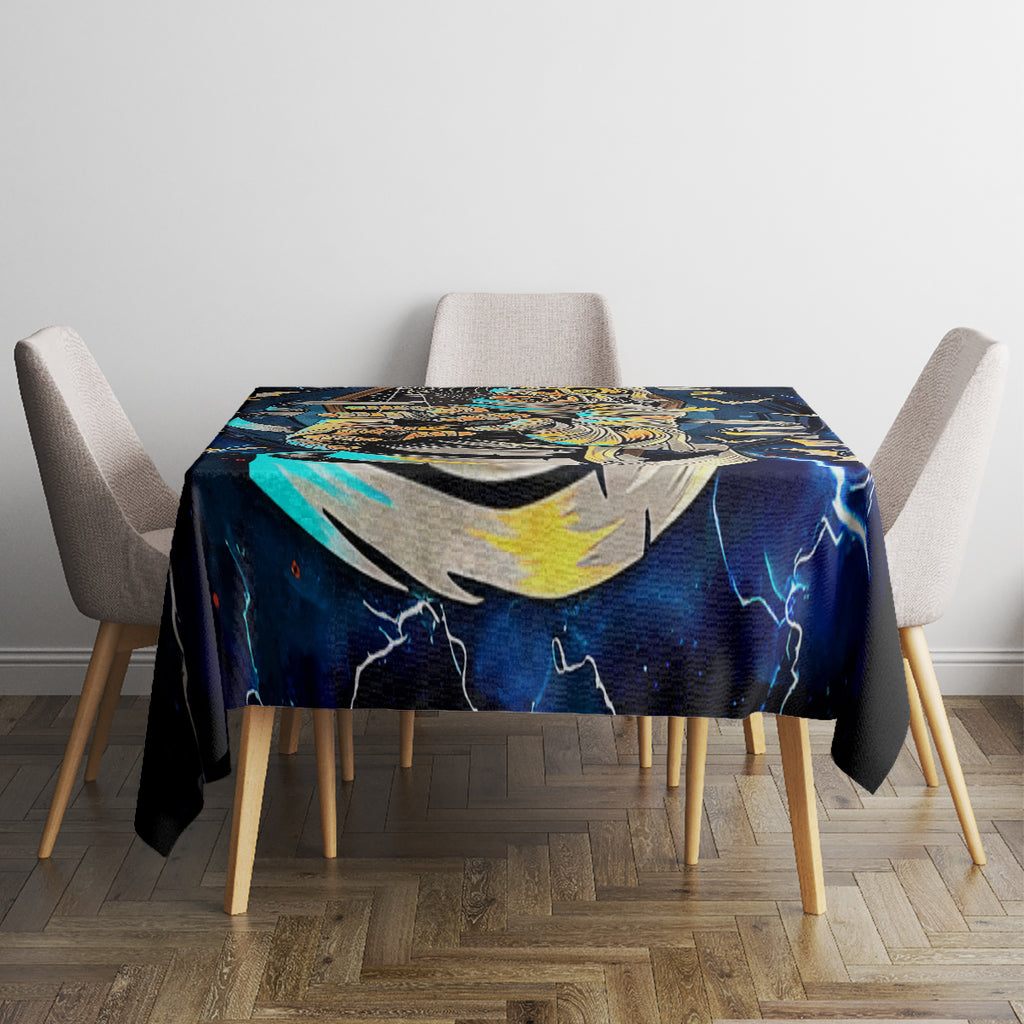 Mummy Skull Tablecloth I'm Going To Hell to Pick You Up