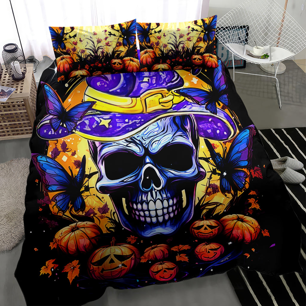 Halloween Skull Bedding Set Please Excuse My Resting Witch Face