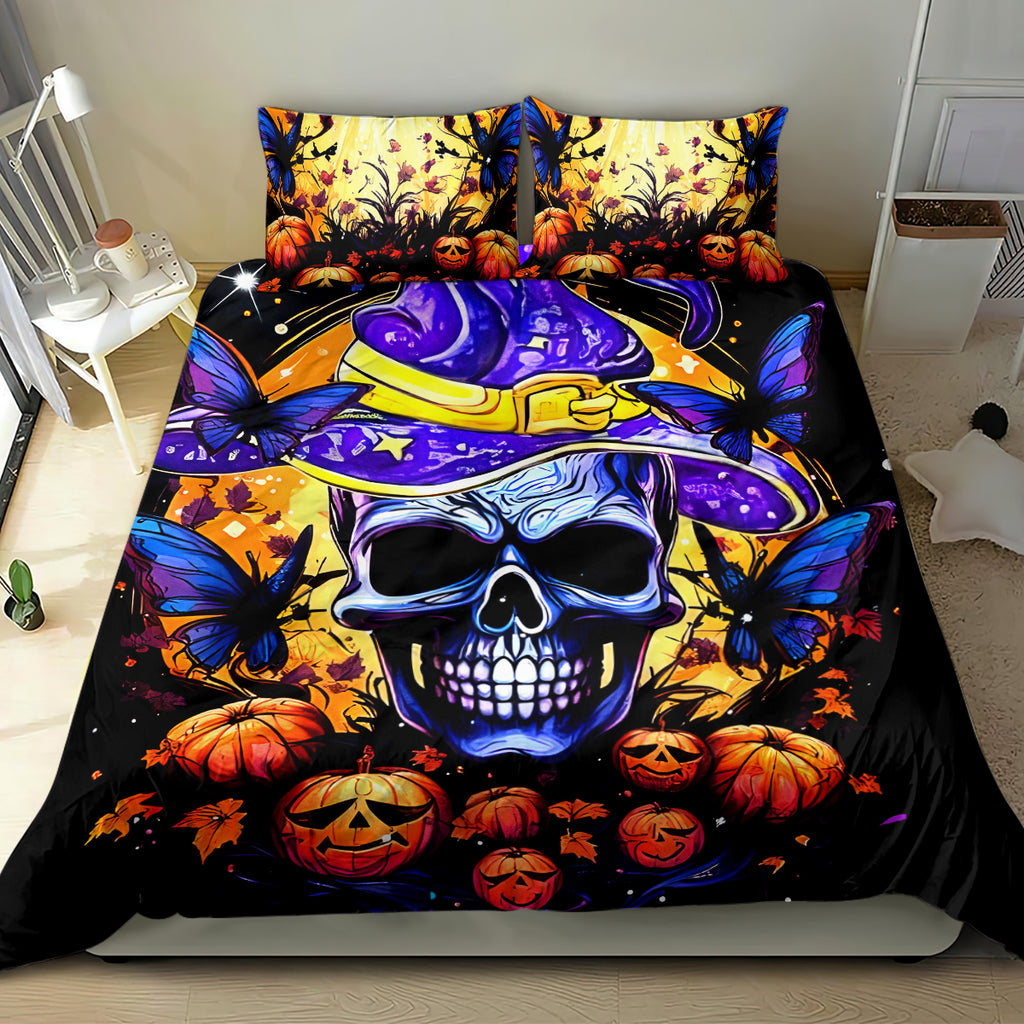 Halloween Skull Bedding Set Please Excuse My Resting Witch Face