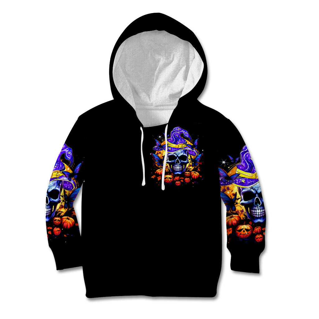 Halloween Skull Kid Hoodie Please Excuse My Resting Witch Face