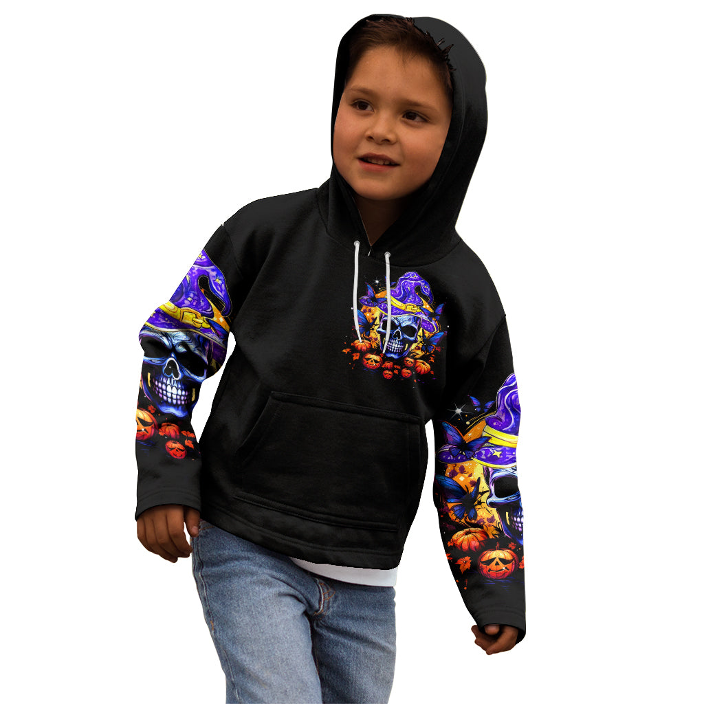 Halloween Skull Kid Hoodie Please Excuse My Resting Witch Face