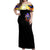 Halloween Skull Off Shoulder Maxi Dress Please Excuse My Resting Witch Face