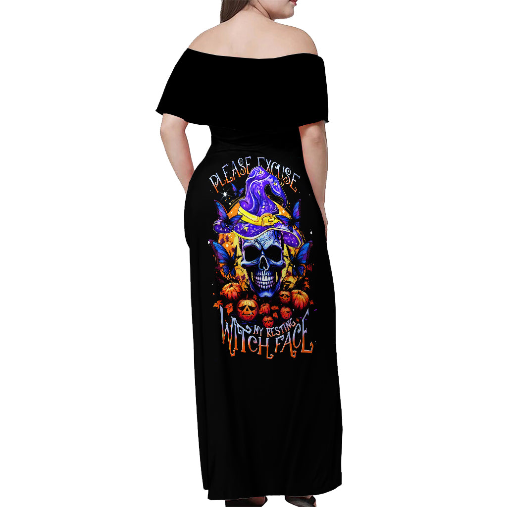 halloween-skull-off-shoulder-maxi-dress-please-excuse-my-resting-witch-face