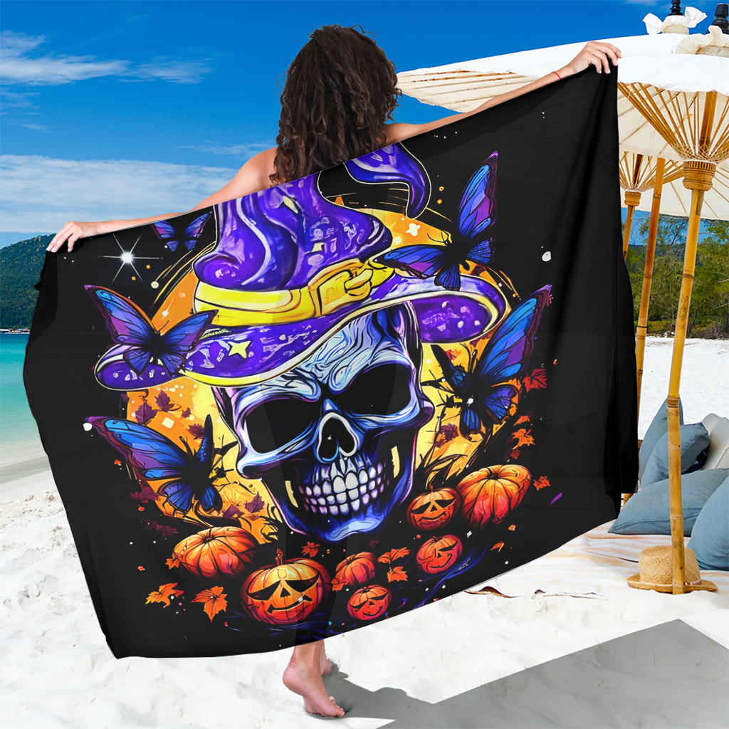 Halloween Skull Sarong Please Excuse My Resting Witch Face