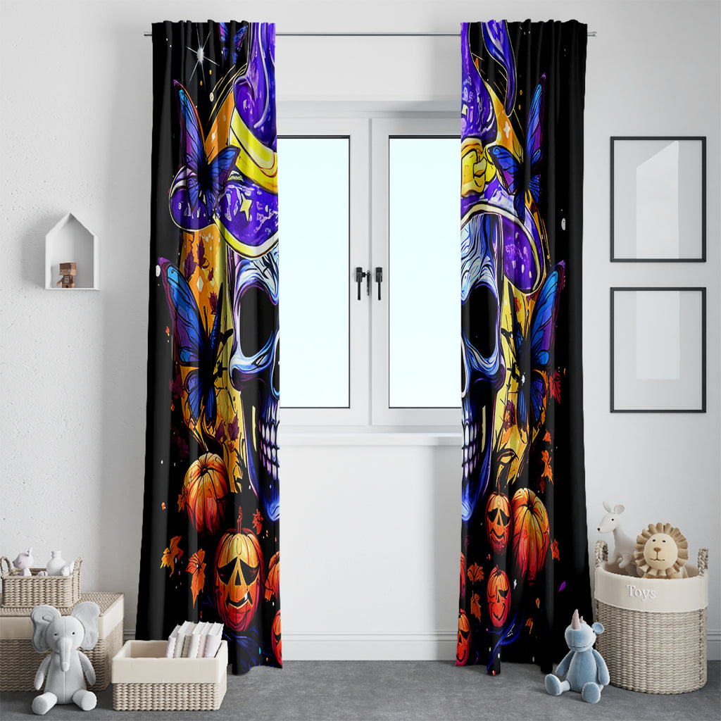 Halloween Skull Window Curtain Please Excuse My Resting Witch Face