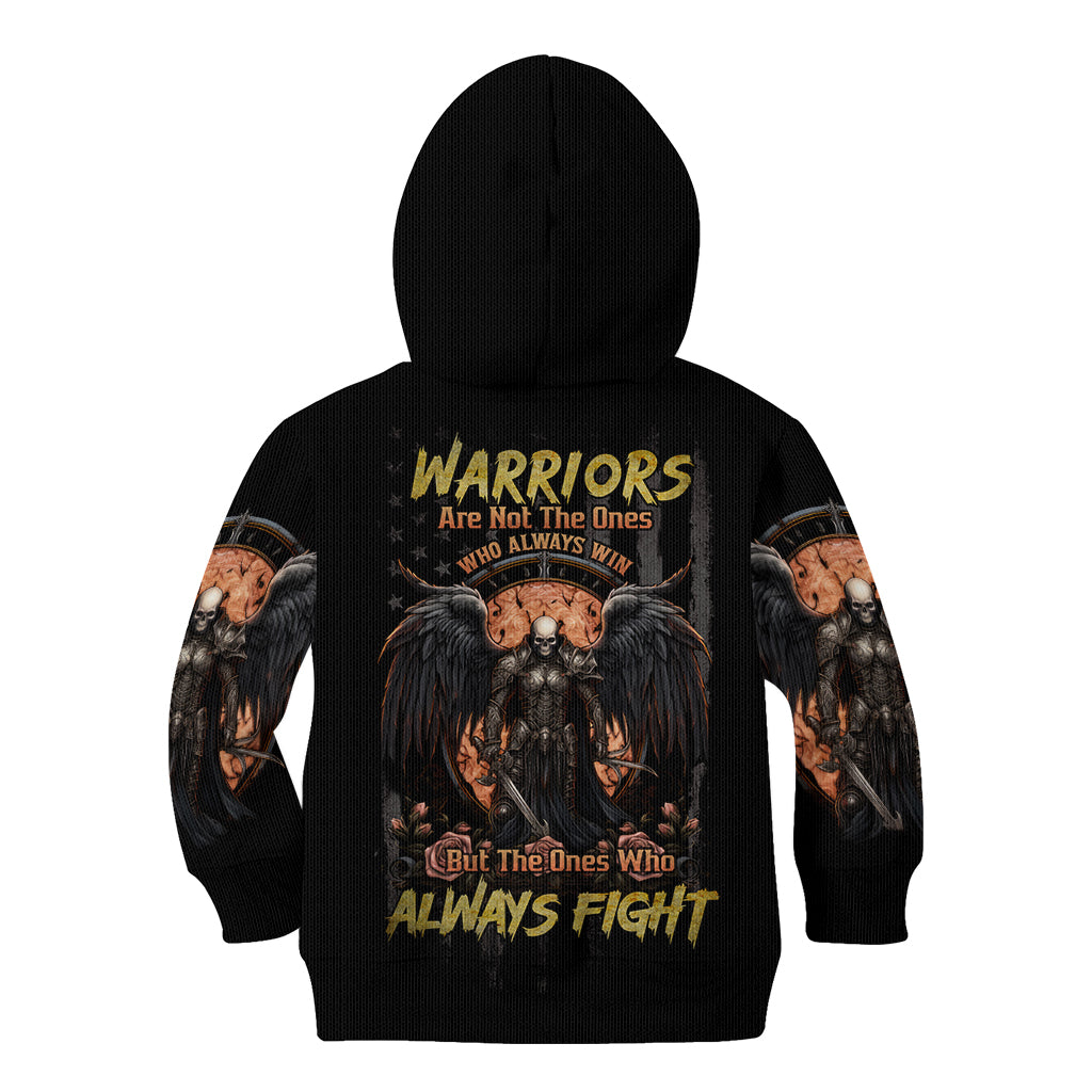 Warrior Skull Kid Hoodie Warriors Are The One Who Always Fight