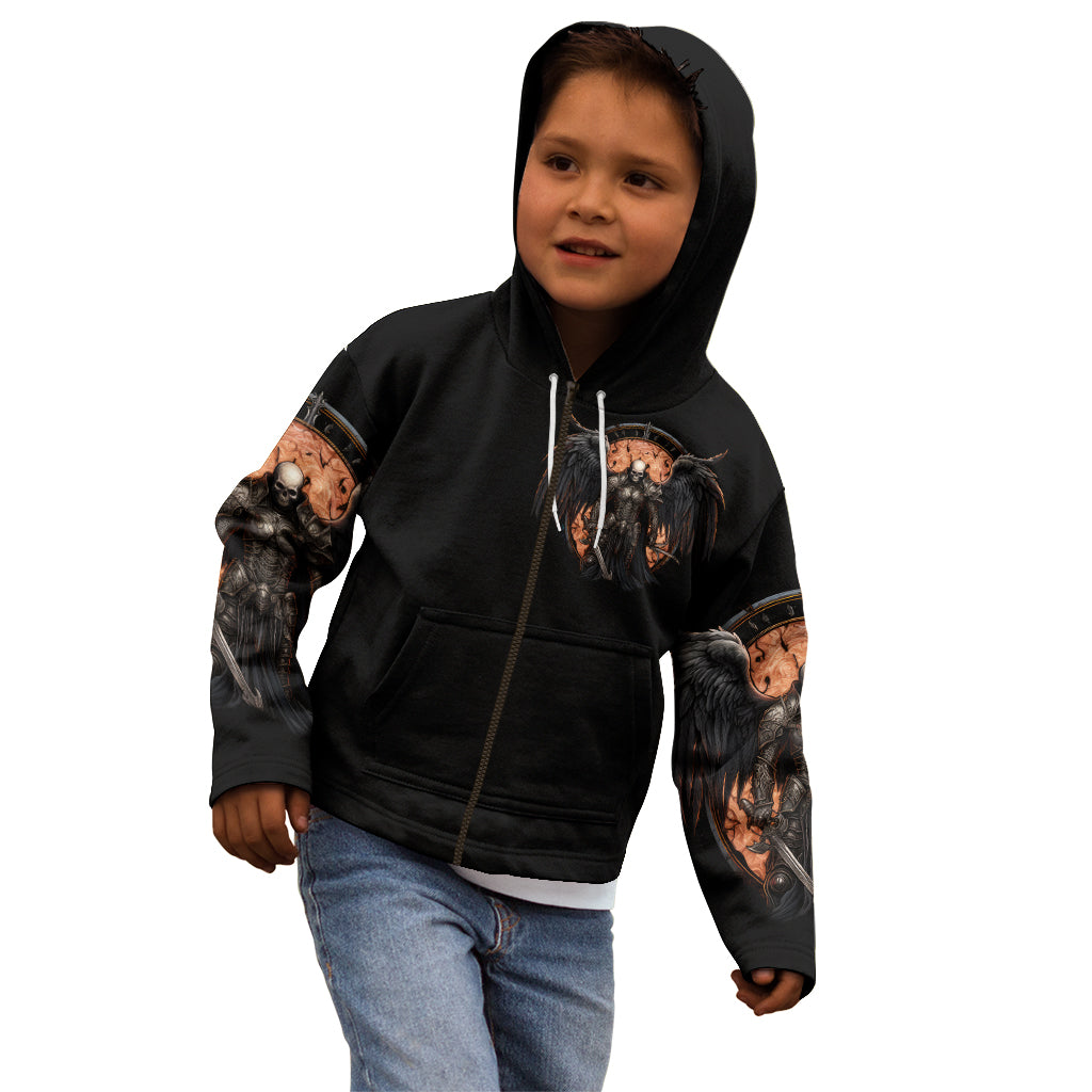 Warrior Skull Kid Hoodie Warriors Are The One Who Always Fight