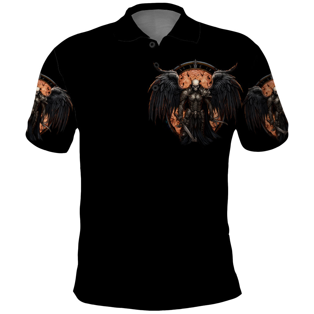Warrior Skull Polo Shirt Warriors Are The One Who Always Fight