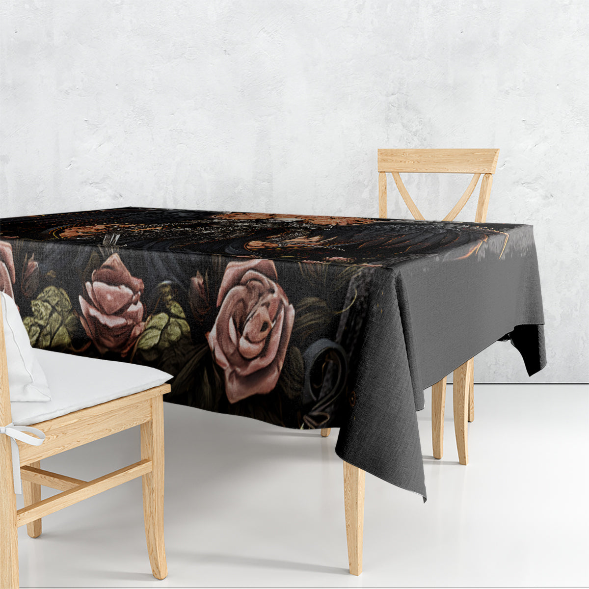Warrior Skull Tablecloth Warriors Are The One Who Always Fight
