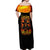 Witch Skull Off Shoulder Maxi Dress Witches With Hitches