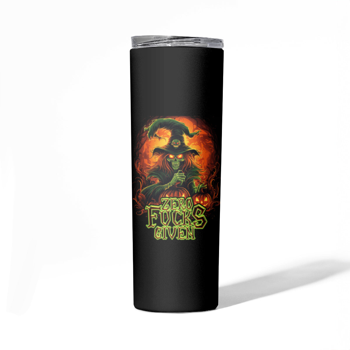 Witch Skull Skinny Tumbler Witches With Hitches
