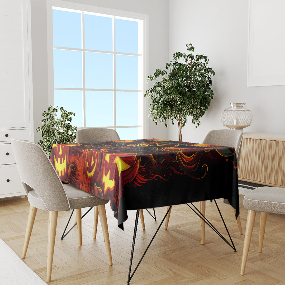 Witch Skull Tablecloth Witches With Hitches