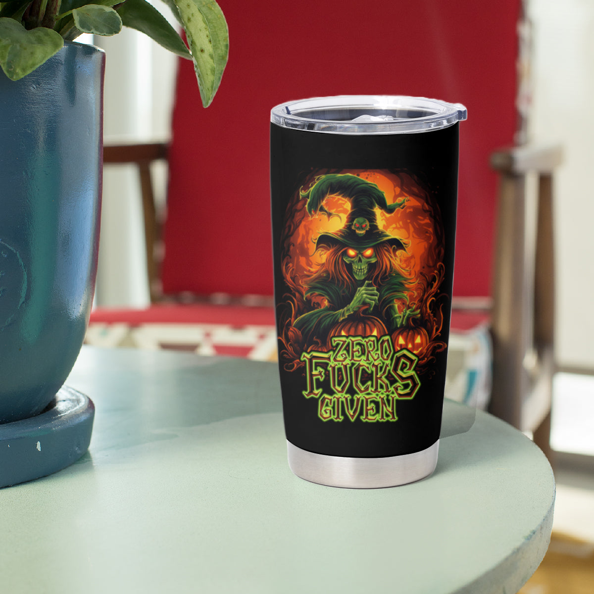 Witch Skull Tumbler Cup Witches With Hitches