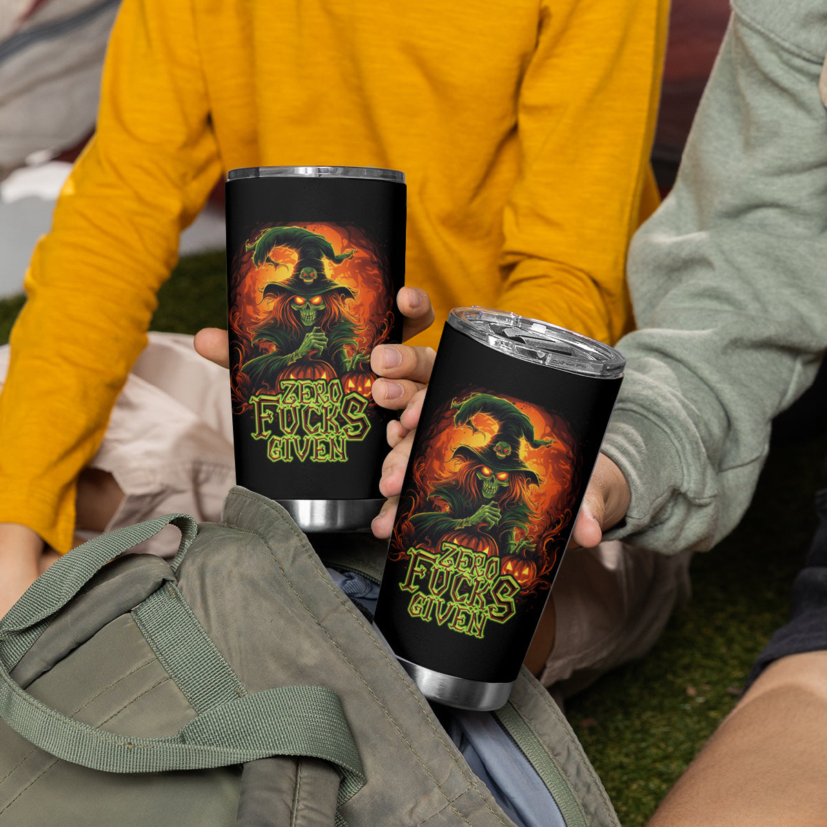 Witch Skull Tumbler Cup Witches With Hitches