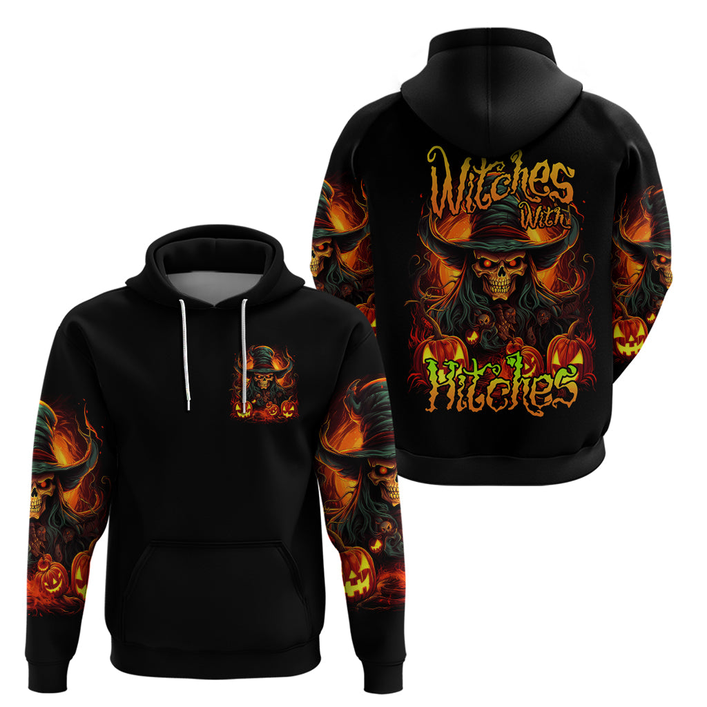 Witch Skull Zip Hoodie Witches With Hitches