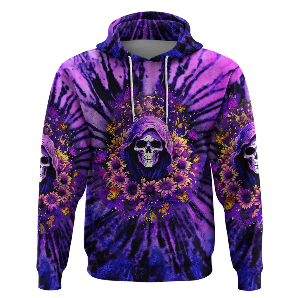 Sunflower Skull Hoodie The Good Girl In Me Got Tired Of The Bullshit