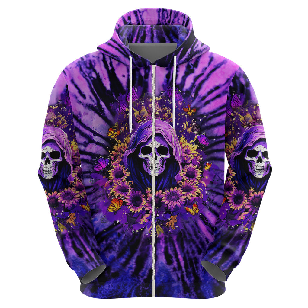 Sunflower Skull Hoodie The Good Girl In Me Got Tired Of The Bullshit