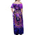 Sunflower Skull Off Shoulder Maxi Dress The Good Girl In Me Got Tired Of The Bullshit