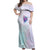 Jeep Life Off Shoulder Maxi Dress Sea Turtle Jeep