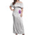 Rose Skull Off Shoulder Maxi Dress Queen Skull