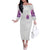 Rose Skull Off The Shoulder Long Sleeve Dress Queen Skull