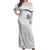 Rose Skull Off Shoulder Maxi Dress King Skull