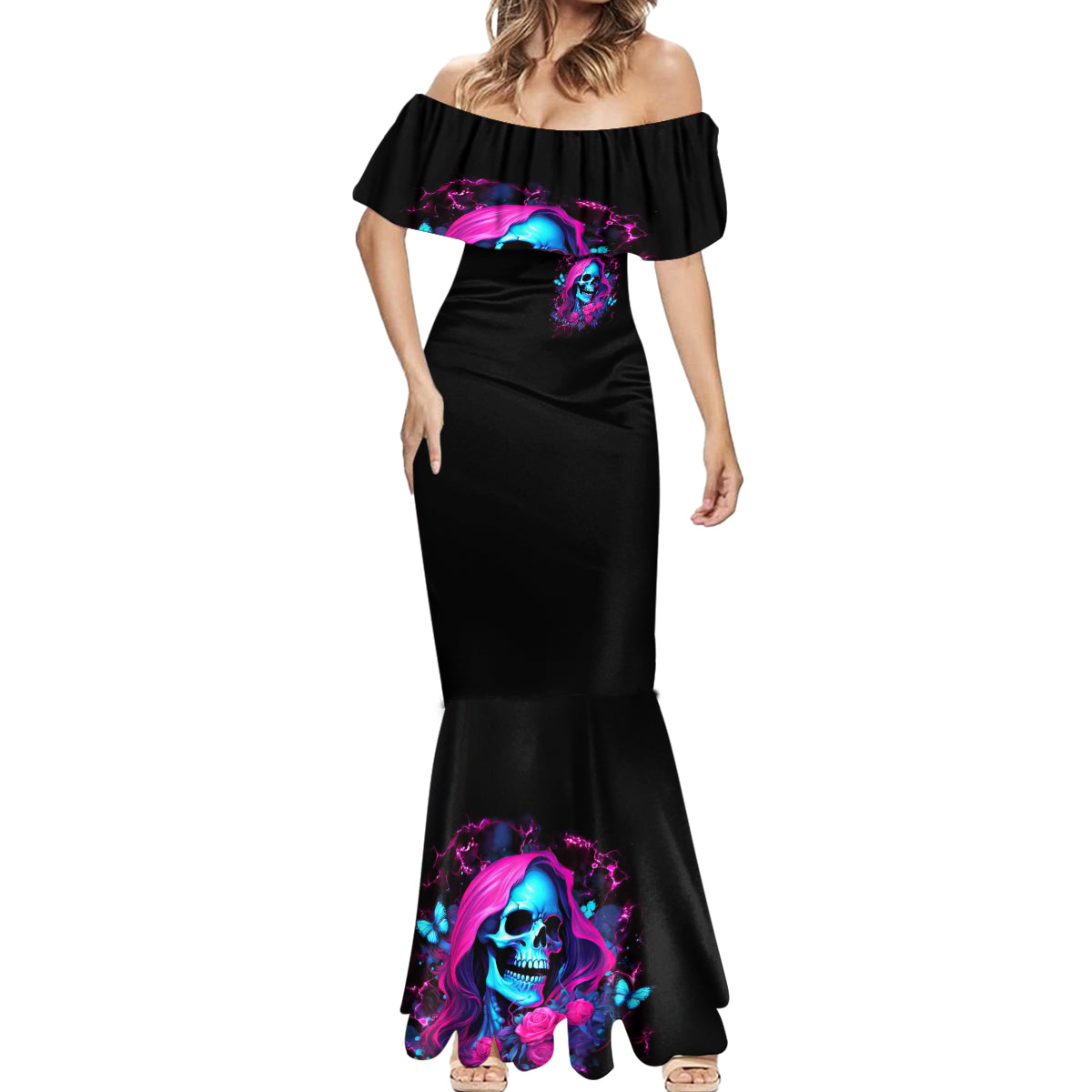 Witch Skull Mermaid Dress The Good Girl In Me Got Tired Of The Bullshit