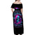Witch Skull Off Shoulder Maxi Dress The Good Girl In Me Got Tired Of The Bullshit