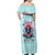 Rose Skull Off Shoulder Maxi Dress The Good Girl In Me Got Tired Of The Bullshit
