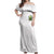 Thunder Skull Off Shoulder Maxi Dress The Demon Hide Under Your Bed Mine Hide Inside My Head
