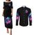 Witch Skull Couples Matching Puletasi and Long Sleeve Button Shirt Assuming Was Like Most Girls Was Your First Mistake