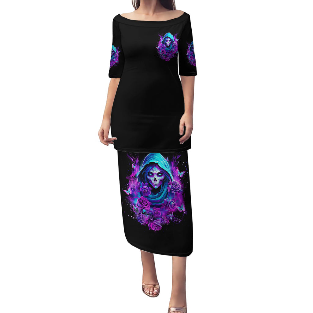 Witch Skull Puletasi I Hold A Beast An Angel And Crazy Lady In Me
