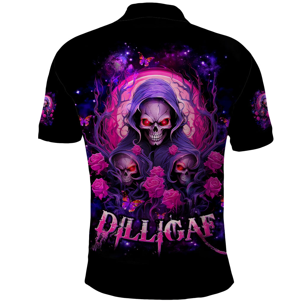 Rose Skull Polo Shirt DILLIGAG
