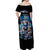 King Skull Off Shoulder Maxi Dress Yes I'm Asshole But Not Yours