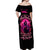 Reaper Skull Off Shoulder Maxi Dress I'm A Good Person But Don't Give Me A Reason To Show My Evil