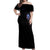 Queen Skull Off Shoulder Maxi Dress Bitch I'm Not A Princess I'm The Fucking Queen