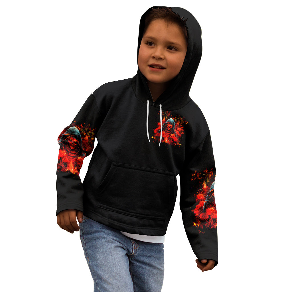 Rose Skull Kid Hoodie Iam Sweet Girl But If You Piss Me Off