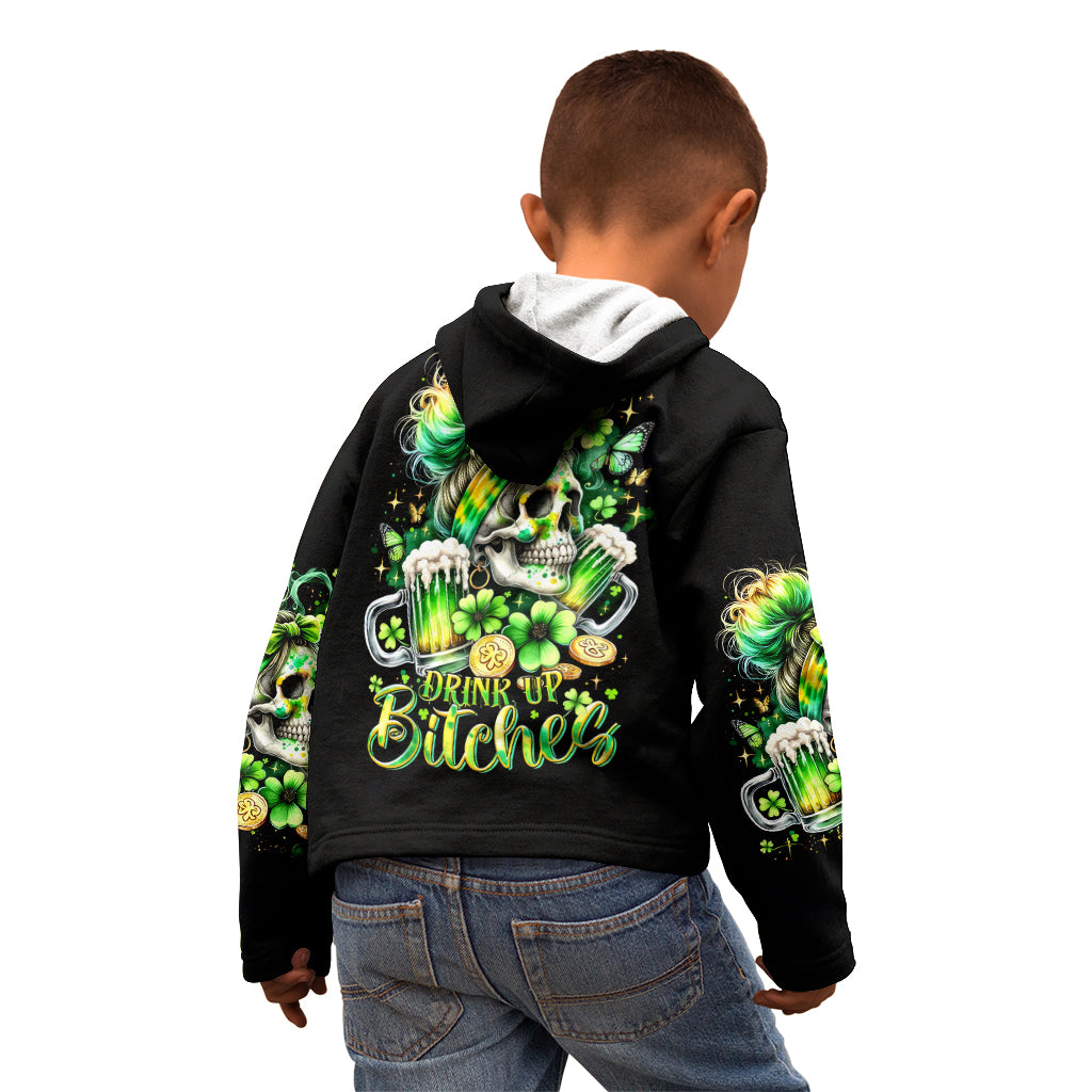 Irish Skull Kid Hoodie Drink Up Bitches