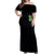 Irish Skull Off Shoulder Maxi Dress Drink Up Bitches