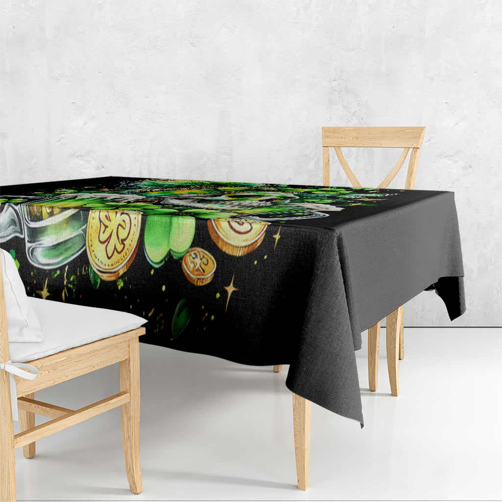 Irish Skull Tablecloth Drink Up Bitches