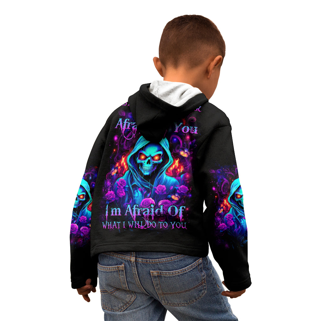 Rose Skull Kid Hoodie Just So We Are Clear I'm Not Afraid Of You