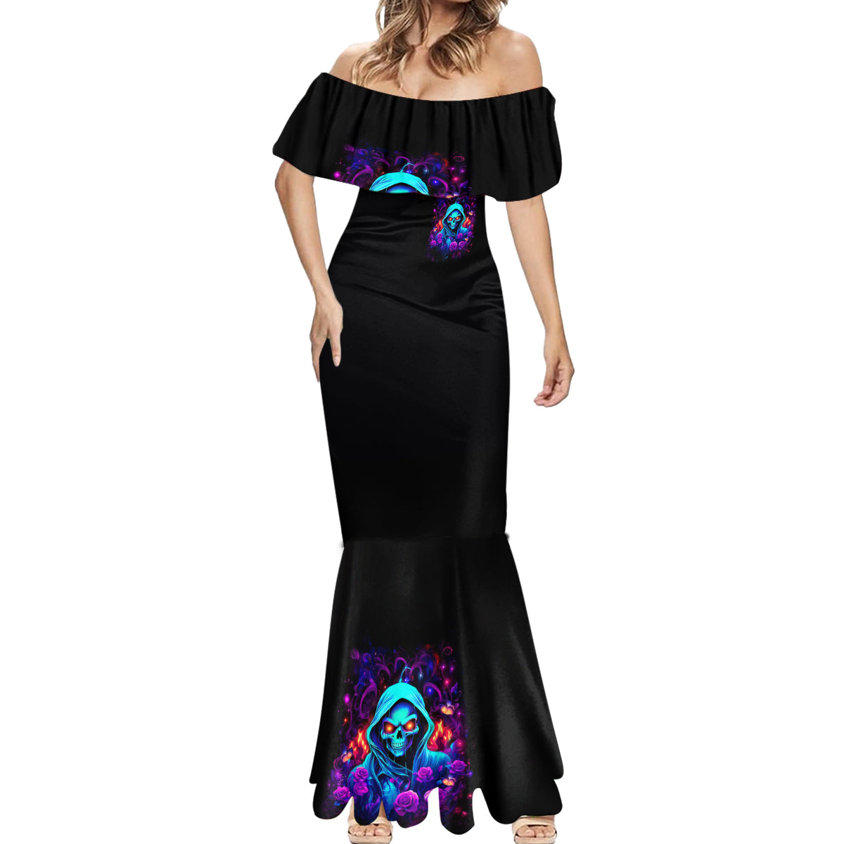 Rose Skull Mermaid Dress Just So We Are Clear I'm Not Afraid Of You