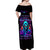 Rose Skull Off Shoulder Maxi Dress Just So We Are Clear I'm Not Afraid Of You