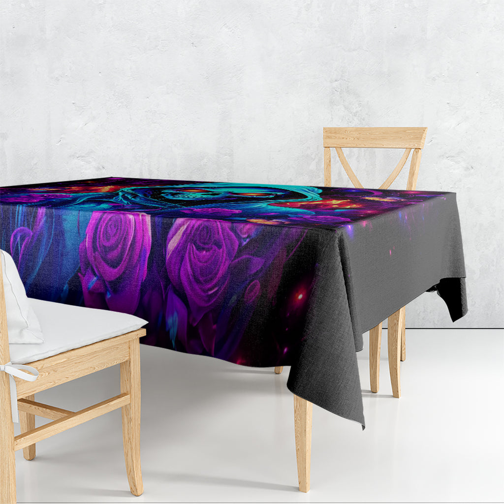 Rose Skull Tablecloth Just So We Are Clear I'm Not Afraid Of You